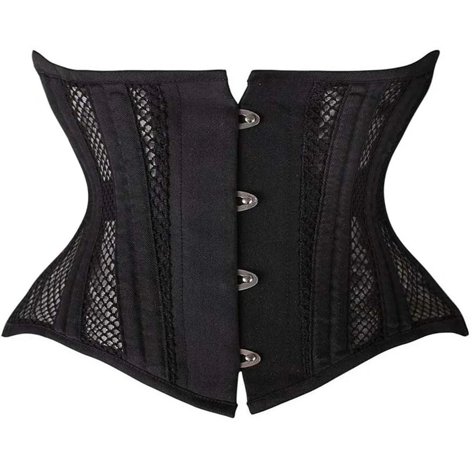Gothic Slimming Waist Trainer Body Shapewear Underbust Corset